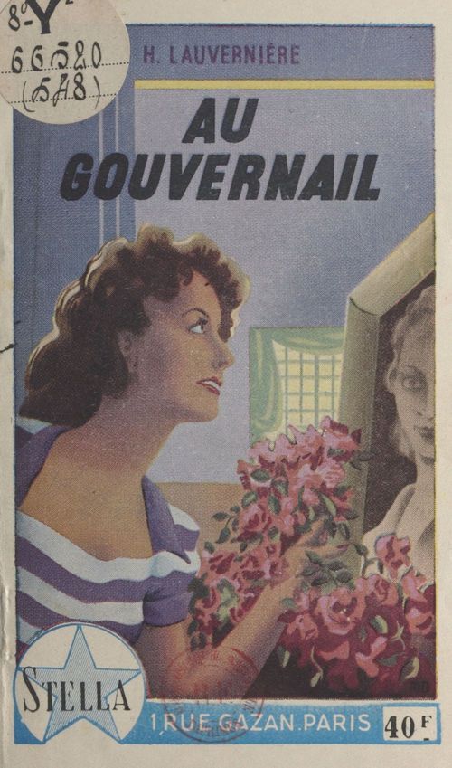 ebook cover of Au gouvernail, by Henri Lauverniere