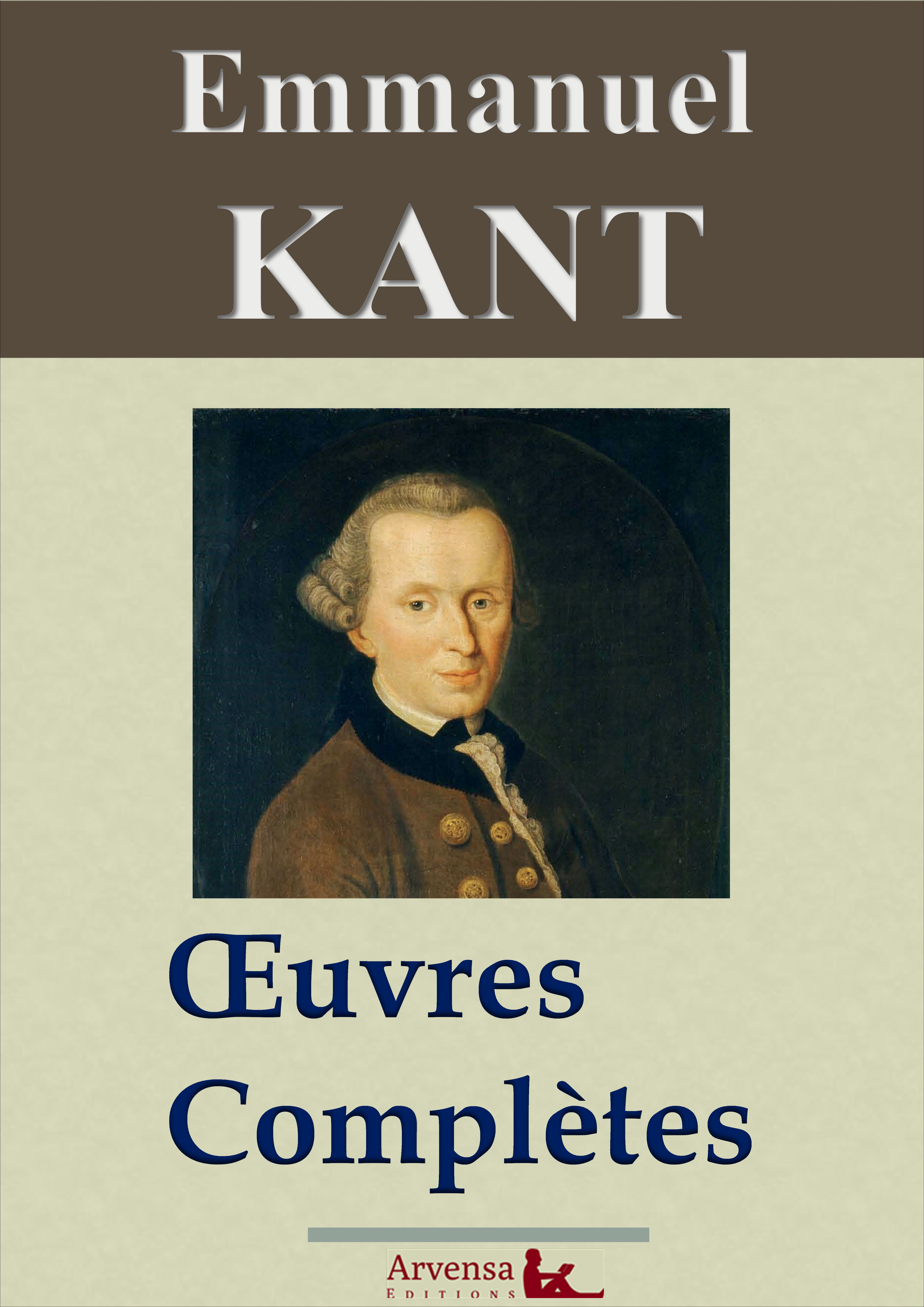 Couverture ebook de Emmanuel Kant : Oeuvres complètes, de Emmanuel Kant