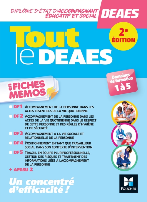 Couverture ebook de Tout le DEAES en fiches mémos - Nouveau programme, de Kamel Abbadi, Marlène Gratiot, Soraya Korkzine, Vanessa Montagnac, Marie-pierre Payet, Charlotte Slowick