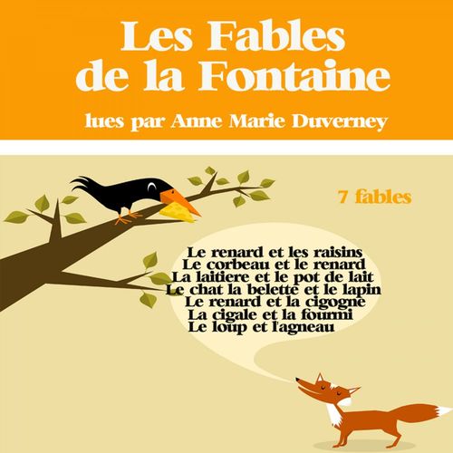 audiobook cover of 7 fables de La Fontaine, by Jean de La Fontaine