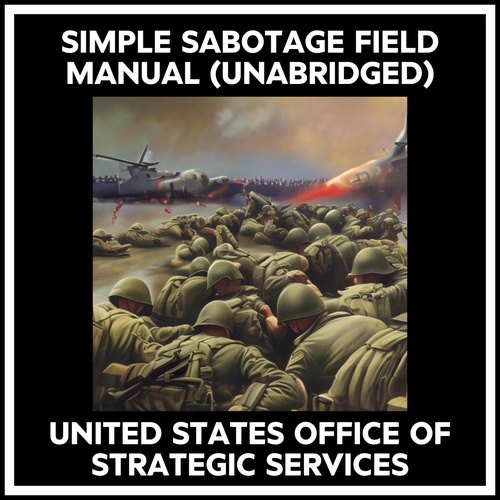 audiobook cover of Simple Sabotage Field Manual (Unabridged), by Office Of Strategic Services