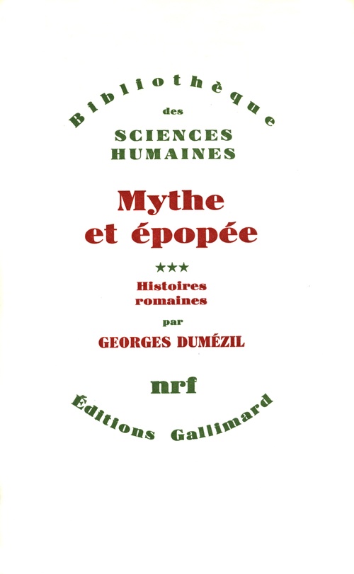 ebook cover of Mythe et épopée (Tome 3), by Georges Dumezil