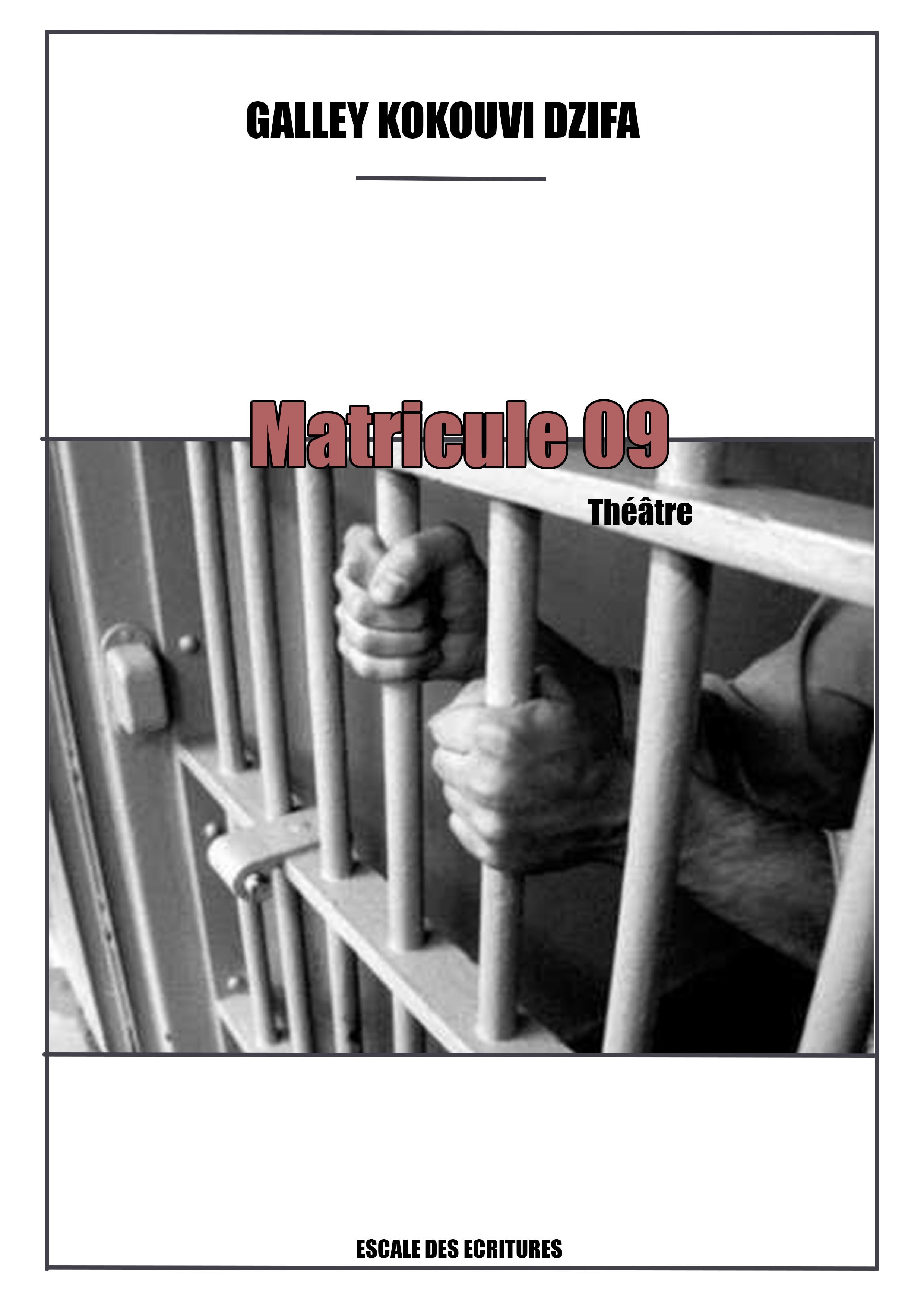 ebook cover of Matricule 09, by Kokouvi Dzifa Galley