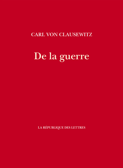ebook cover of De la guerre, by Carl von Clausewitz