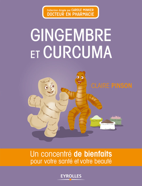 Couverture ebook de Gingembre et curcuma, de Claire Pinson