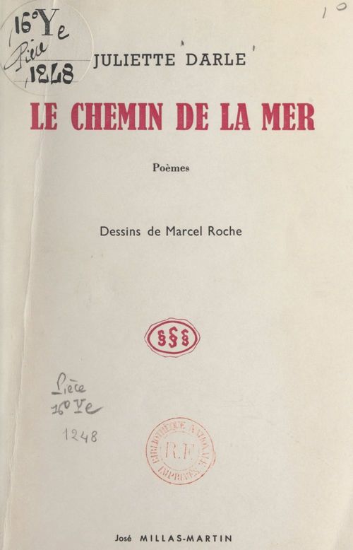 Couverture ebook de Le chemin de la mer, de Juliette Darle