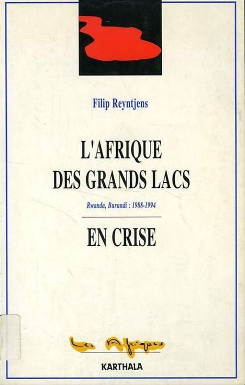 Couverture ebook de Afrique des grands lacs en crise, de Filip Reyntjens
