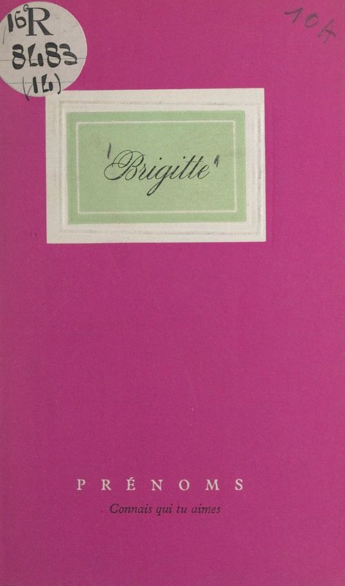 Couverture ebook de Brigitte, de Jean Cognet