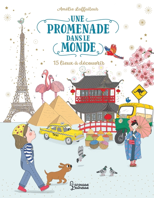 Couverture ebook de Une promenade autour du monde, de Amélie Laffaiteur