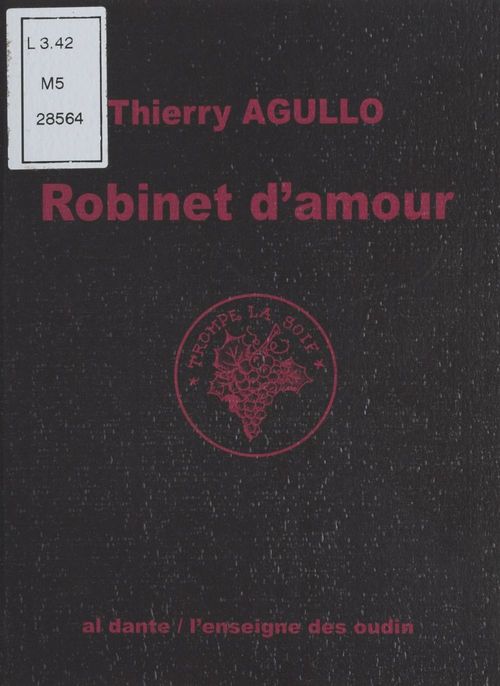 Couverture ebook de Robinet d'amour, de Thierry Agullo