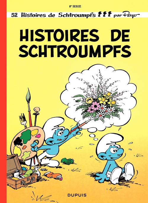 ebook cover of Les Schtroumpfs - Tome 8 - Histoires de Schtroumpfs, by Peyo