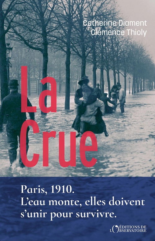 Couverture ebook de La Crue, de Catherine Diament, Clémence Thioly