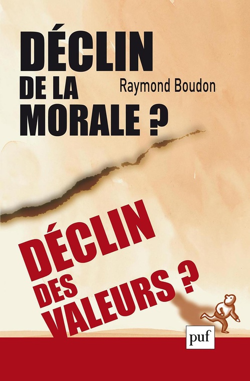 Couverture ebook de Déclin de la morale ? Déclin des valeurs ?, de Raymond Boudon