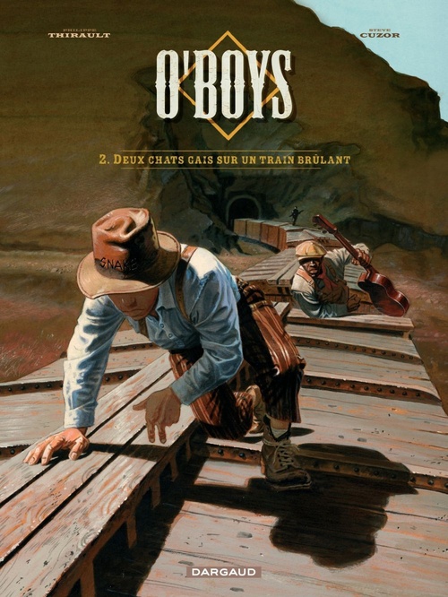 ebook cover of O'Boys - Tome 2 - Deux chats gais sur un train brûlant, by Steve Cuzor, Philippe Thirault