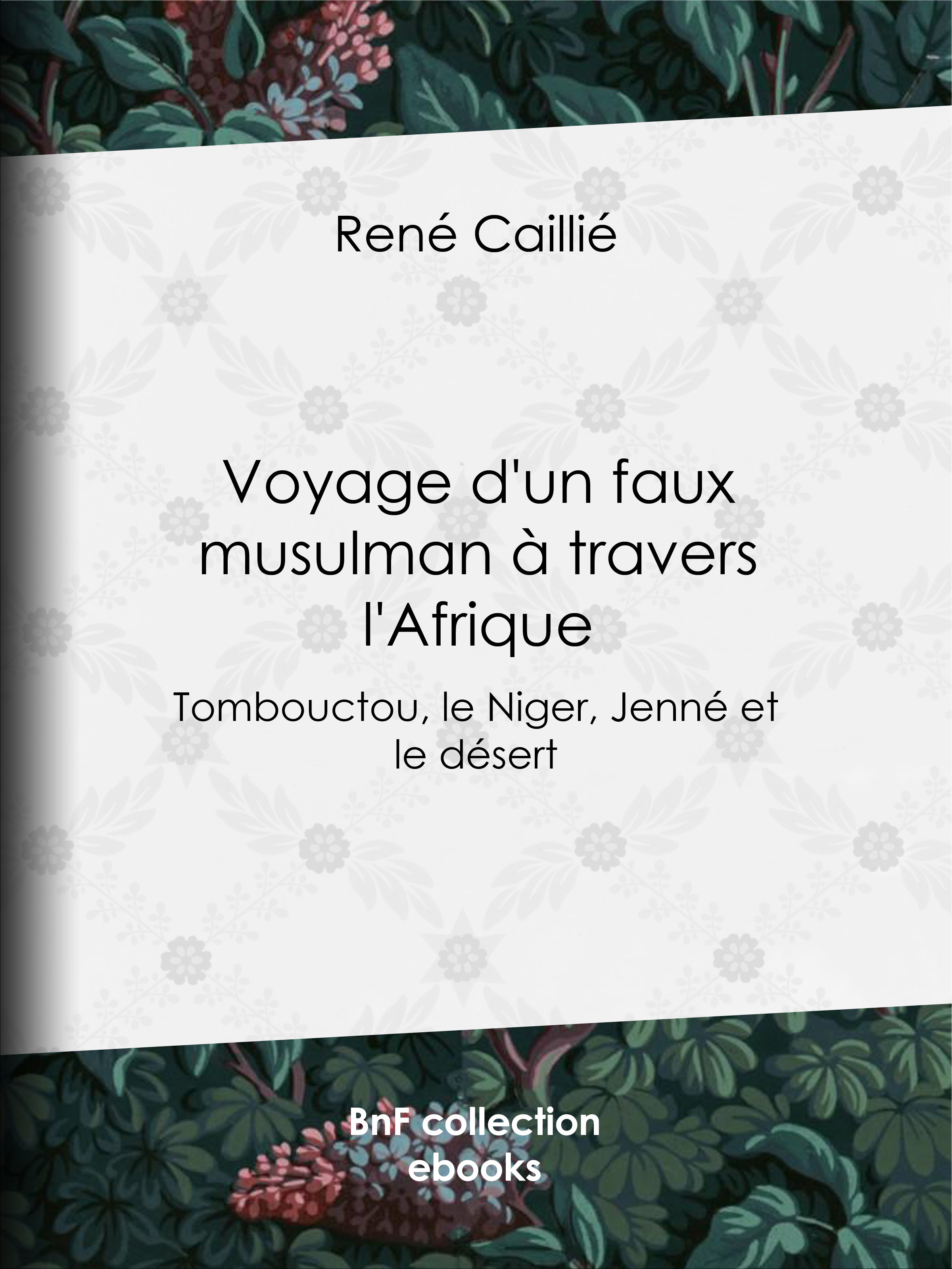 Couverture ebook de Voyage d'un faux musulman à travers l'Afrique, de René Caillie