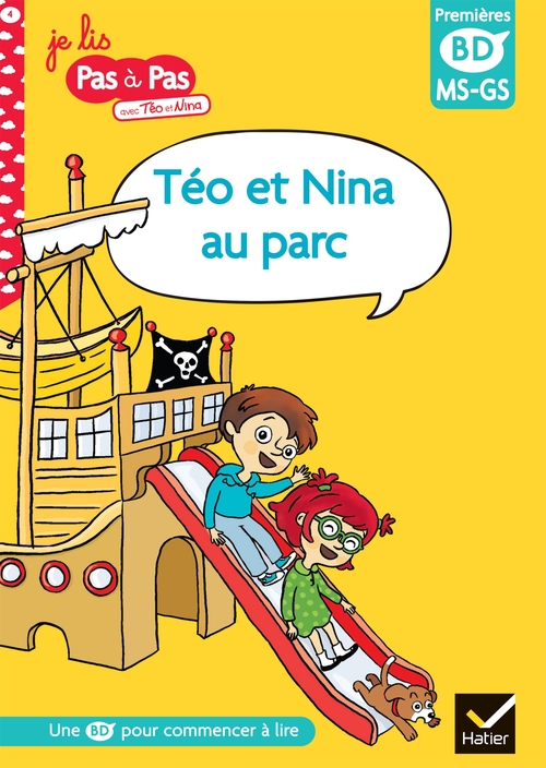 Couverture ebook de Téo et Nina au parc, de Isabelle Chavigny, Corinne Baret, Jeanne Idatte
