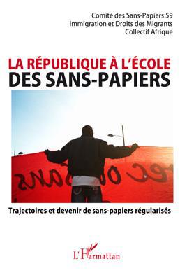 Couverture ebook de La république à l'école des sans-papiers, de Collectif