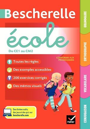 ebook cover of Bescherelle école - Français (CP, CE1, CE2, CM1, CM2), by Collectif