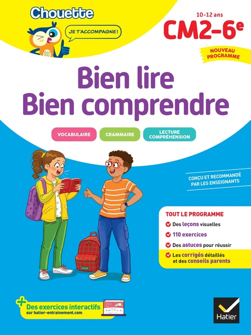 ebook cover of Chouette - Bien lire, bien comprendre CM2/6e, by Pascale Bézu-Debs, Marie-Anne Jehl, Florence Jenner Metz, Grégoire Vallancien