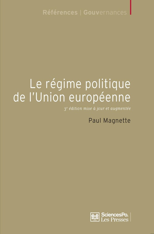 Couverture ebook de Le Régime politique de l'Union européenne, de Paul Magnette