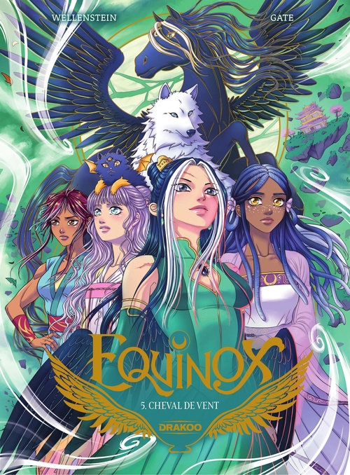 ebook cover of Equinox - Tome 5 - Cheval de vent, by Aurélie Wellenstein, Aurora Gate