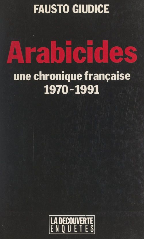 Couverture ebook de Arabicides, de Fausto Giudice