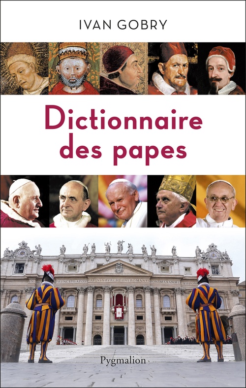 ebook cover of Dictionnaire des papes, by Ivan Gobry