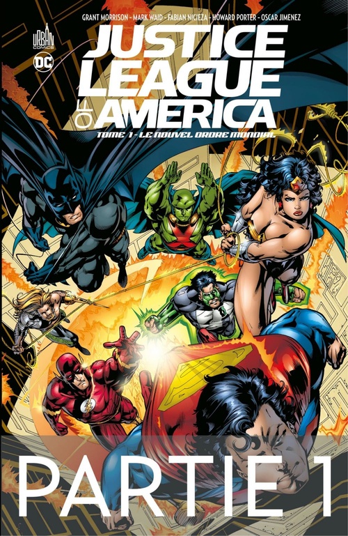 ebook cover of Justice League of America - Tome 1 - Le nouvel ordre mondial - 1ère partie, by Grant Morrison, Mark Waid