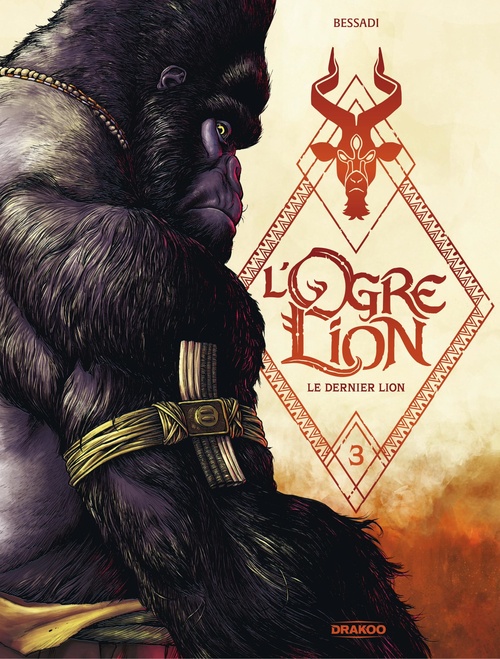Couverture ebook de L'Ogre Lion - Tome 3 - Les trois lions, de Bruno Bessadi