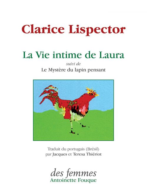 Couverture ebook de La vie intime de Laura, de Clarice Lispector