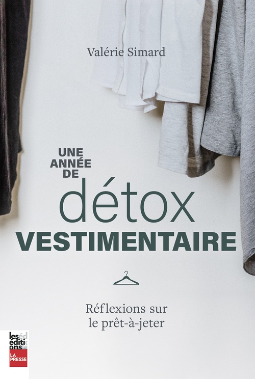 Couverture ebook de Une année de détox vestimentaire, de Valérie Simard