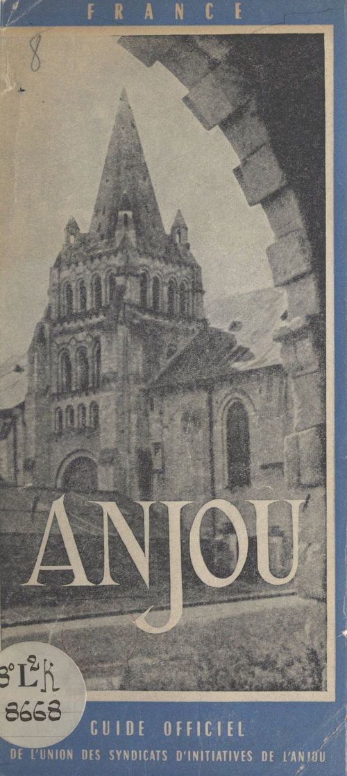 Couverture ebook de Anjou, de Union Des Syndicats D'Initiatives De L'A