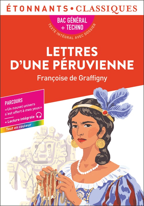 ebook cover of Lettres d'une Péruvienne - Bac 2026, by Françoise de Graffigny