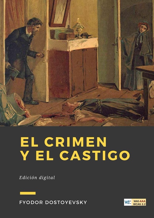Couverture ebook de El crimen y el castigo, de Fyodor Dostoyevsky