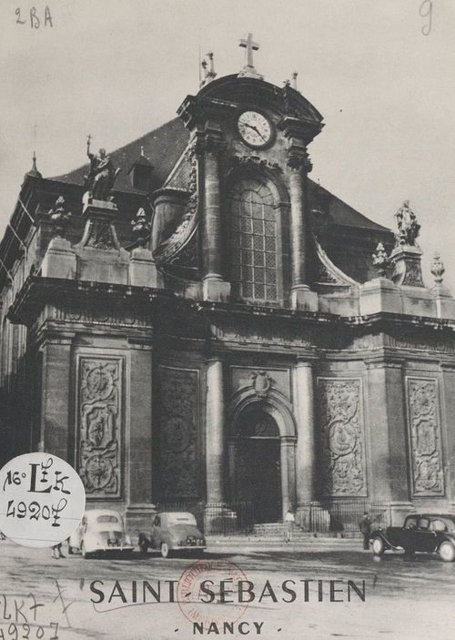 Couverture ebook de Saint-Sébastien, Nancy, de Jacques Choux