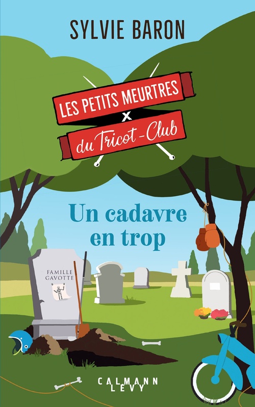 Couverture ebook de Les petits meurtres du Tricot Club, tome 5 - un cadavre en trop, de Sylvie Baron