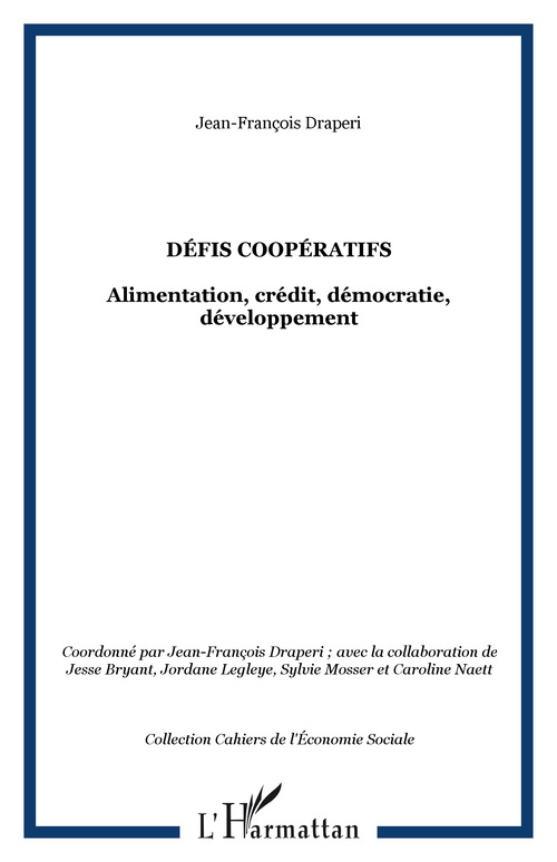 Couverture ebook de Défis coopératifs, de Jean-François Draperi