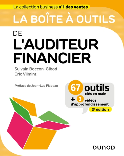 Couverture ebook de La boite à outils de l'auditeur financier - 3e éd., de Sylvain Boccon-gibod, Eric Vilmint