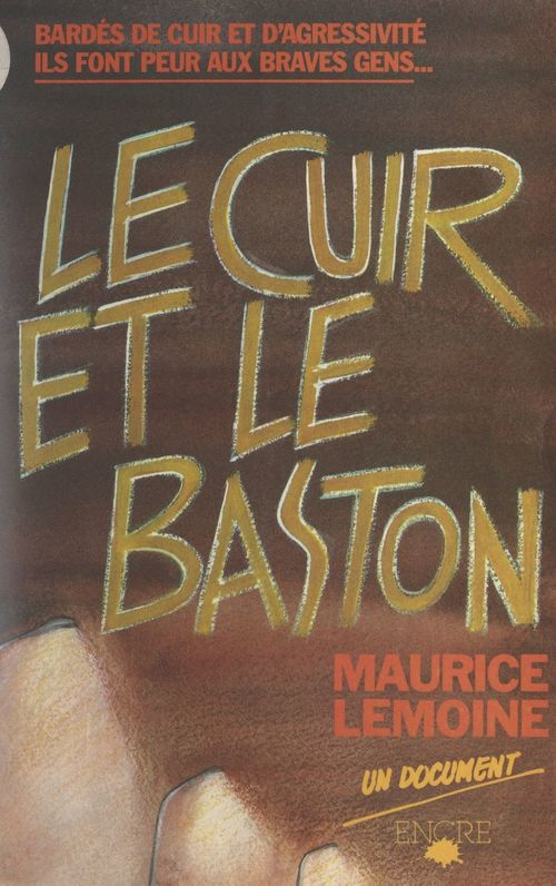 ebook cover of Le cuir et le baston, by Maurice Lemoine