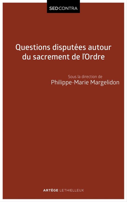 ebook cover of Questions disputées autour du sacrement de l'Ordre, by