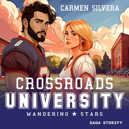 Couverture audiobook de Wandering Stars - Crossroads University Tome 1, de Carmen Silvera