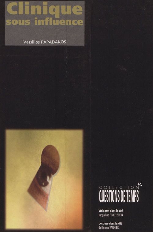 ebook cover of Clinique sous influence, by Vassilios Papadakos
