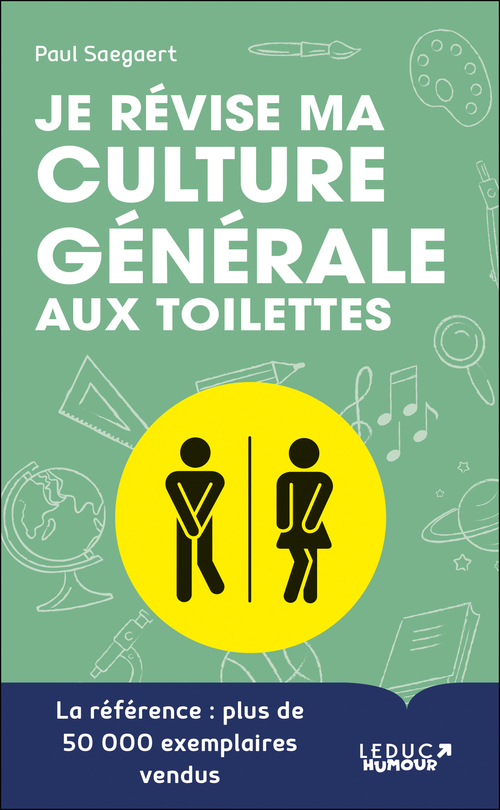 Couverture ebook de Je révise ma culture générale au toilettes , de Paul Saegaert
