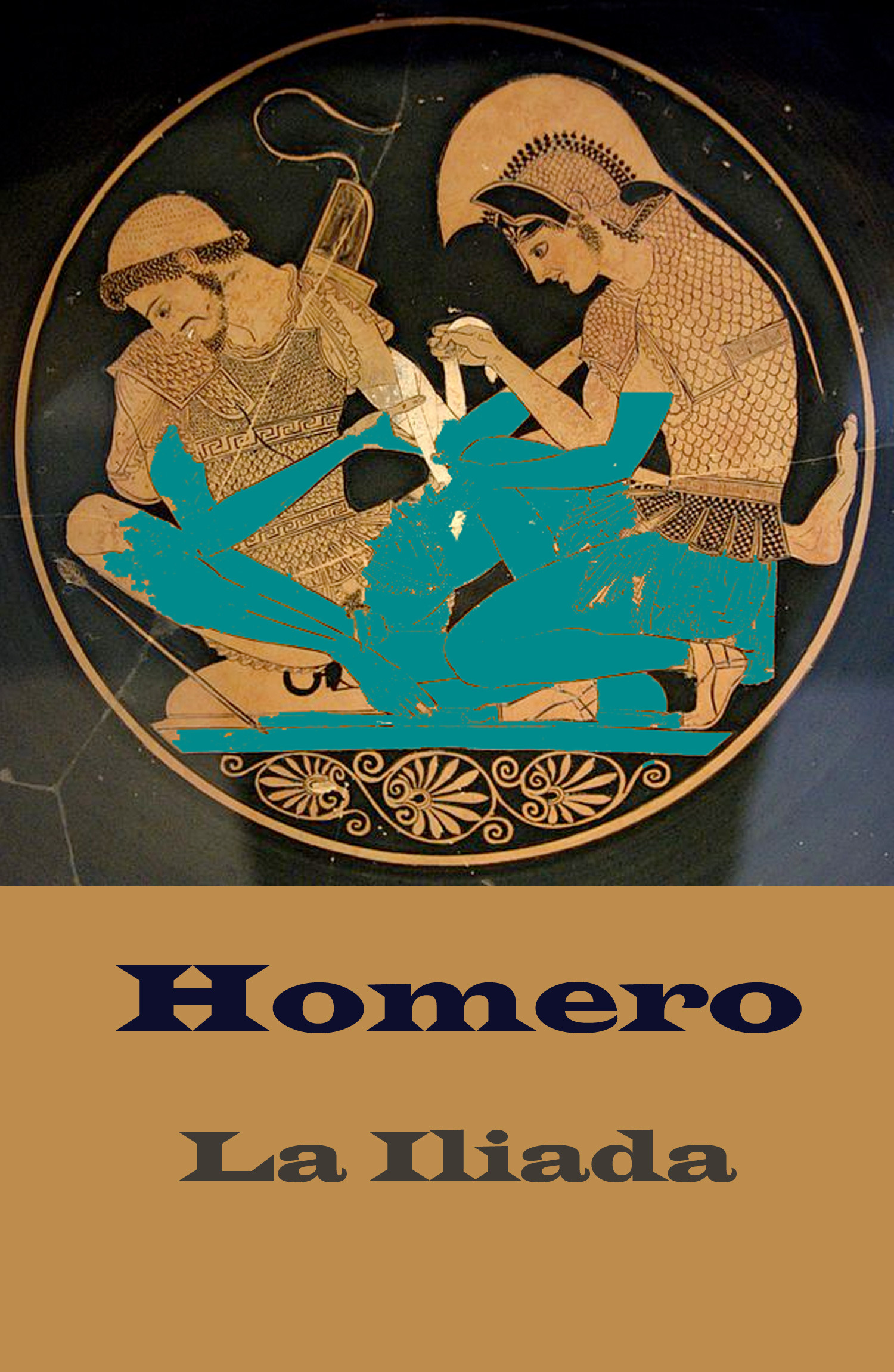 Couverture ebook de La Ilíada (texto completo, con índice activo), de Homero