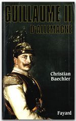 Couverture ebook de Guillaume II d'Allemagne, de Christian Baechler