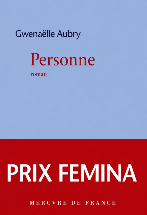 Couverture ebook de Personne, de Gwenaëlle Aubry