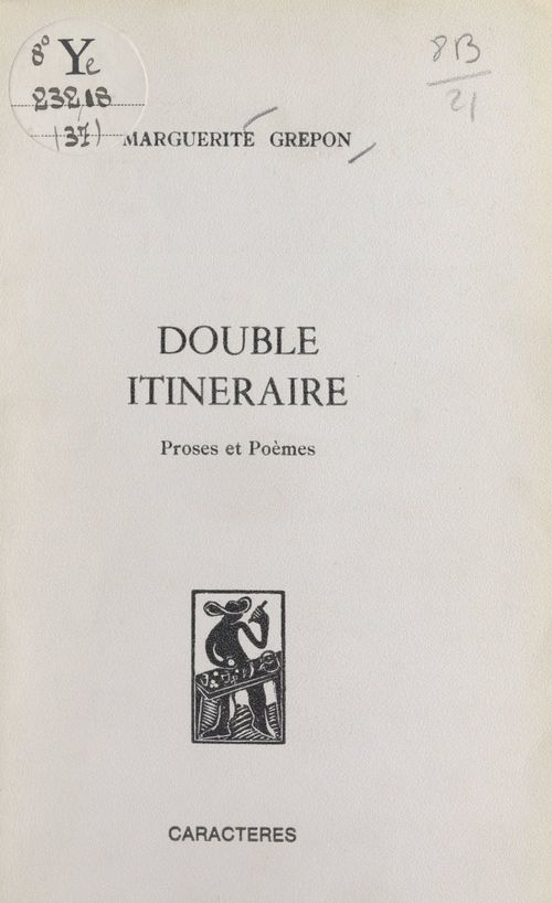 Couverture ebook de Double itinéraire, de Marguerite Grepon