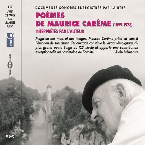 Couverture audiobook de Poèmes de Maurice Carême, de Maurice Carême