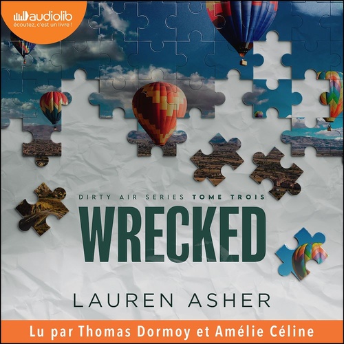 audiobook cover of Wrecked, by Lauren Asher