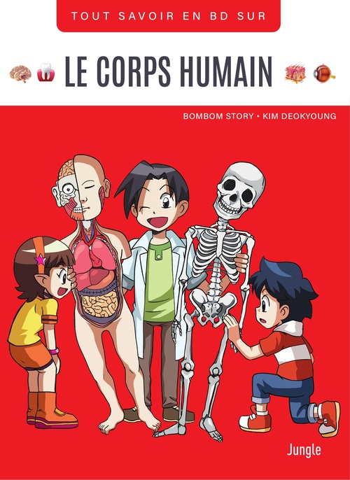 ebook cover of Tout savoir en BD - Le corps humain, by Bombom